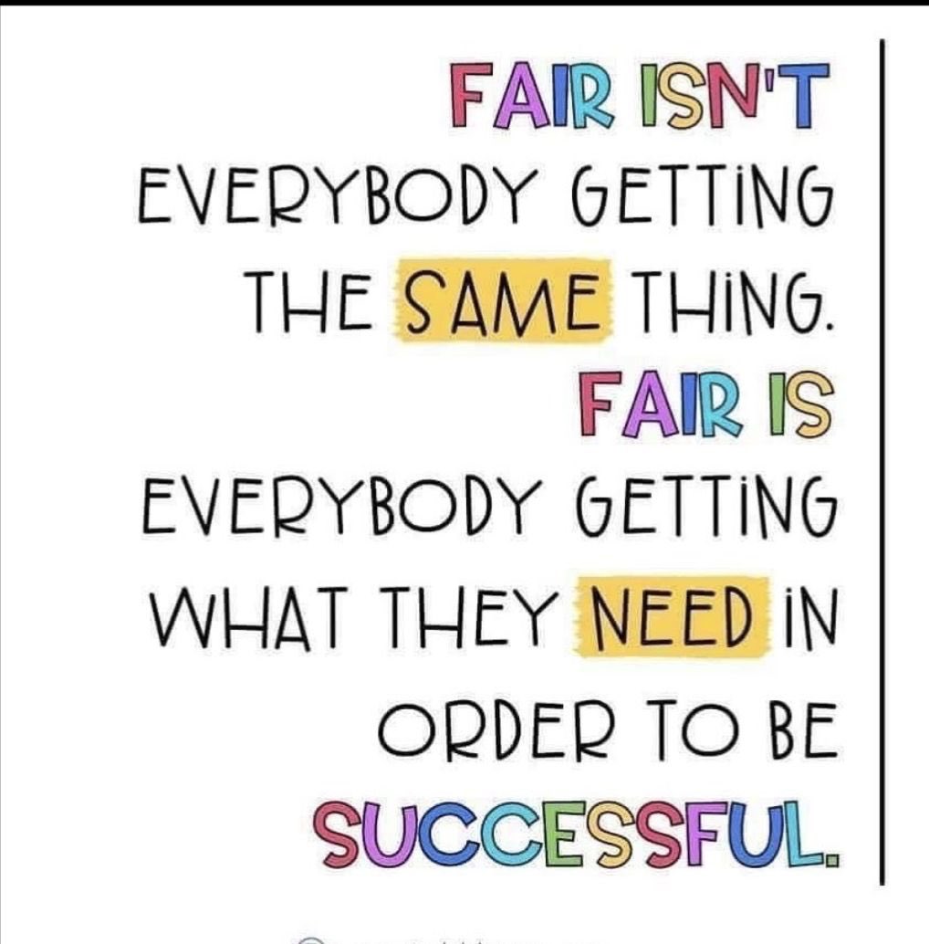 PCamhs's tweet photo. The difference between #equality and #equity. 

#ALNWales #neurodiversity #neurodivergent #differentminds #differencenotdisorder https://t.co/59pRvaatpq
