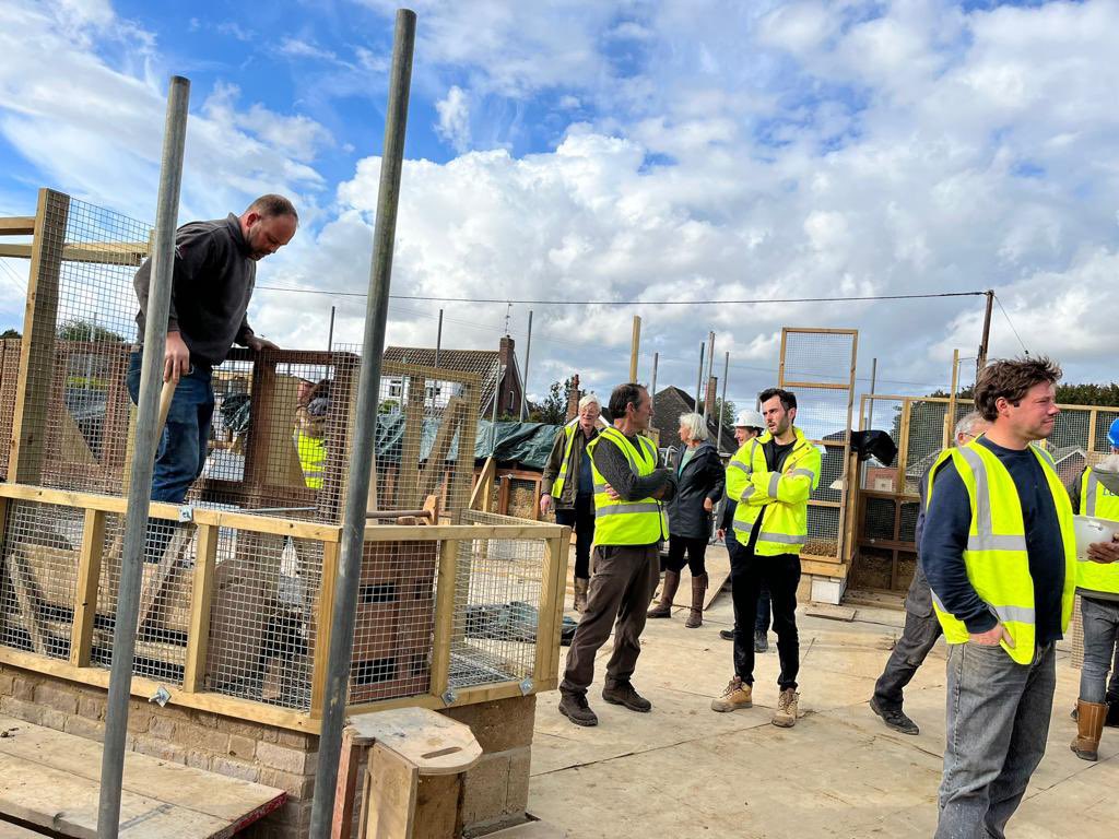 I had a great time presenting our CobBauge house and talking to some fantastic guests today at our pilot site in Norfolk. Thanks to <a href="/grocottmurfit/">Grocott & Murfit</a> for being such accommodating hosts <a href="/CobBaugeProject/">CobBauge Project</a> <a href="/hudsonarch/">HudsonArchitects</a>