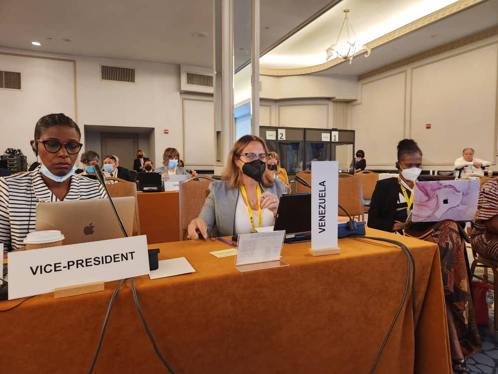 Ministra del Poder Popular para la Salud y Presidenta del IVSS Dra. Magaly Gutiérrez <a href="/MagaGutierrezV/">Magaly Gutiérrez Viña</a> representó al Pueblo de Venezuela en la Organización Panamericana de Salud en Washington D.C.

#JuntosPorCadaLatido 
#porunseguromássocial

<a href="/Somosivss/">Instituto Venezolano de los Seguros Sociales</a> <a href="/NicolasMaduro/">Nicolás Maduro</a> <a href="/MinSaludVE/">MPPSalud</a>