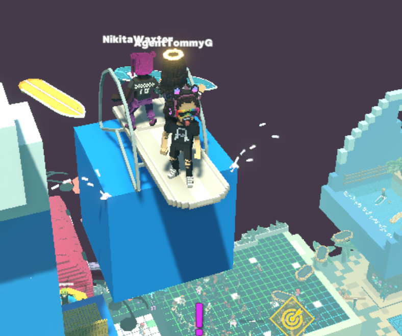 Crgriffin7's tweet photo. @TheSandboxGame @steveaoki I just participated in the #SandboxAlphaS3Giveaway for a chance to win 500 SAND! Found the high diving board in @steveaoki's Playhouse, check out my screenshot below!
👇 https://t.co/rreass6tUy