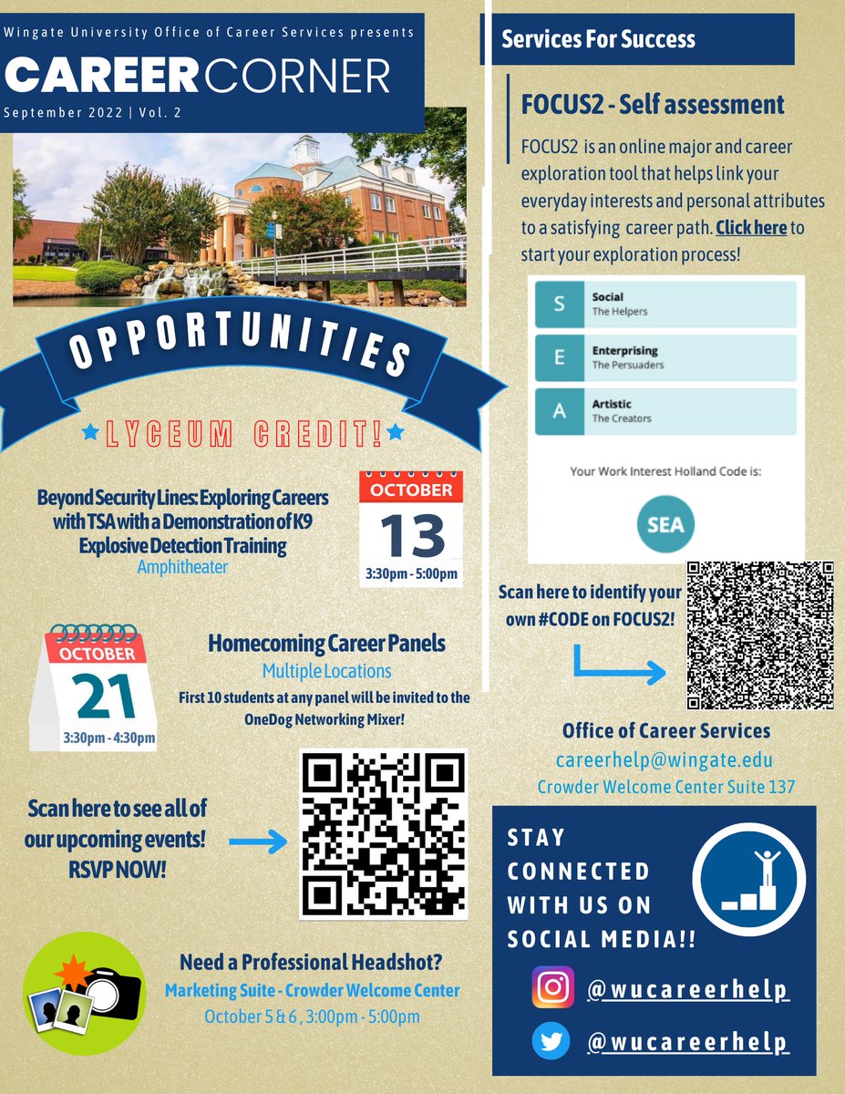 wucareerhelp's tweet photo. Career Corner vol. 2 is out now!! Check it out! https://t.co/QiICdOyaNX