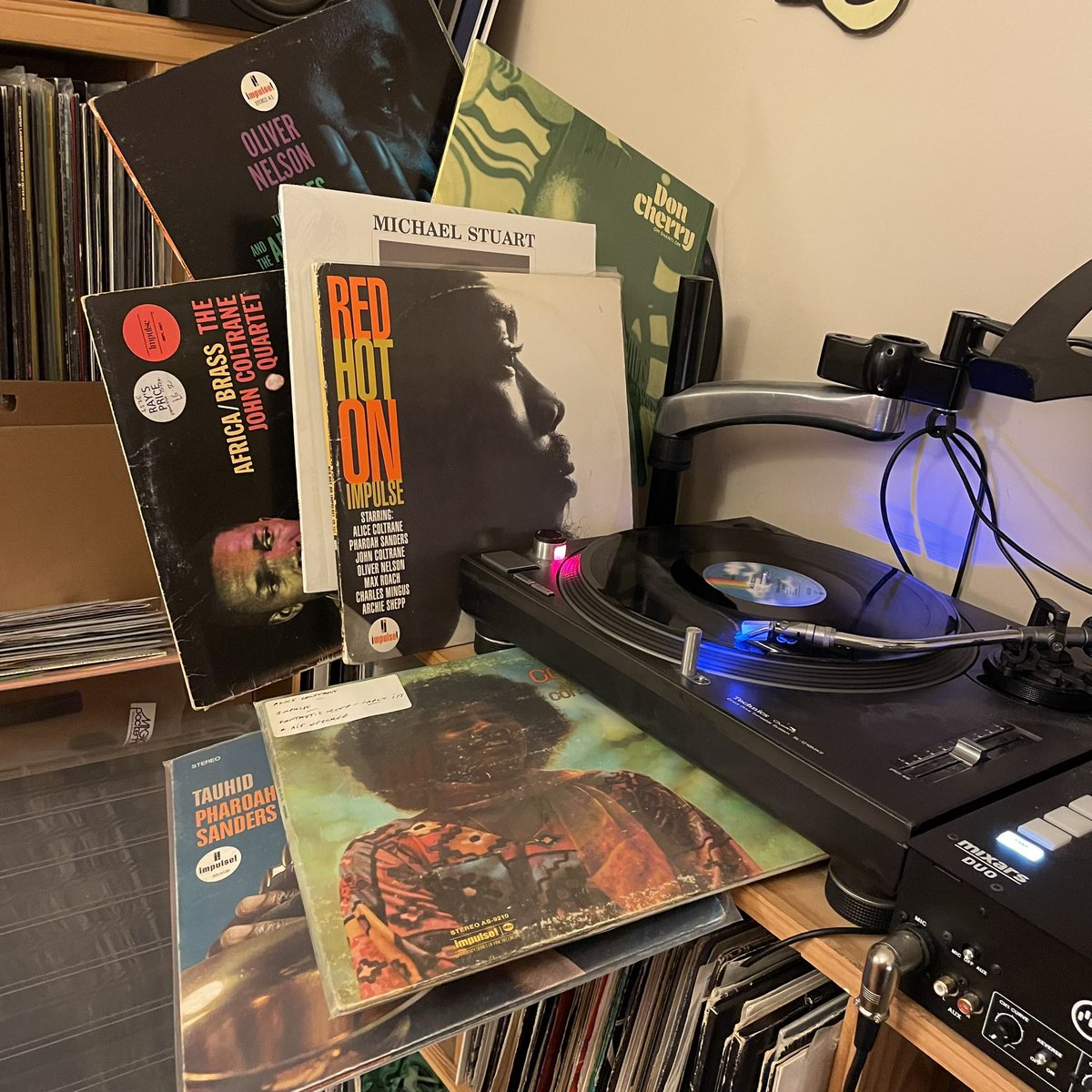 donrosco's tweet photo. RIP Pharoah Sanders - tonight’s show on https://t.co/W7qfRH60ch and powerfm Mixcloud is dedicated to the spiritual &amp; free jazz colossus who passed away last week after a 6 decade career. 

np: Pharoah Sanders - Tauhid

#pharoahsanders #impulse #jazz #spiritualjazz #jazz https://t.co/dW391Naq1u
