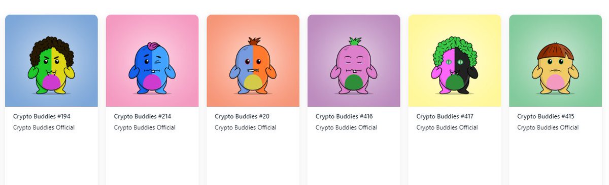 McZero ♻️ (@mczero_nft) on Twitter photo You definitly should mint <a href="/Crypto3uddies/">Crypto Buddies Official - PHASE 1 SOLD OUT</a> tomorrow. I was able to to a pre-mint. Look at my army!
#nft #mint #crypto #buddy #web3 #P2E #P2EGames You definitly should mint <a href="/Crypto3uddies/">Crypto Buddies Official - PHASE 1 SOLD OUT</a> tomorrow. I was able to to a pre-mint. Look at my army!
#nft #mint #crypto #buddy #web3 #P2E #P2EGames