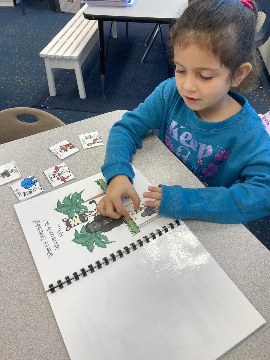 Using an interactive book to practice positional words and color names.
<a href="/Creeksidetweet/">Creekside ECS</a> 
#WEareLakota 
#NeedtoSucceedCECS