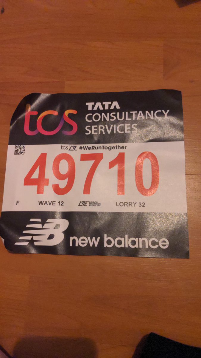 All getting a bit real now 😬. London marathon Sunday here we come. 
Thanks <a href="/gemmaalbin/">Gemma Albin</a> for collecting my number and race pack.
