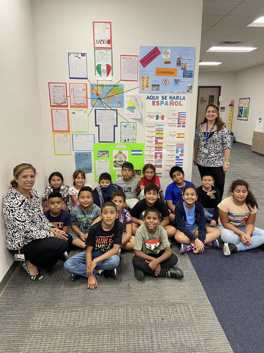 Celebrating our 4th grade students cultural diversity <a href="/LandoltDolphins/">Landolt Elementary</a>  #HispanicHeritage