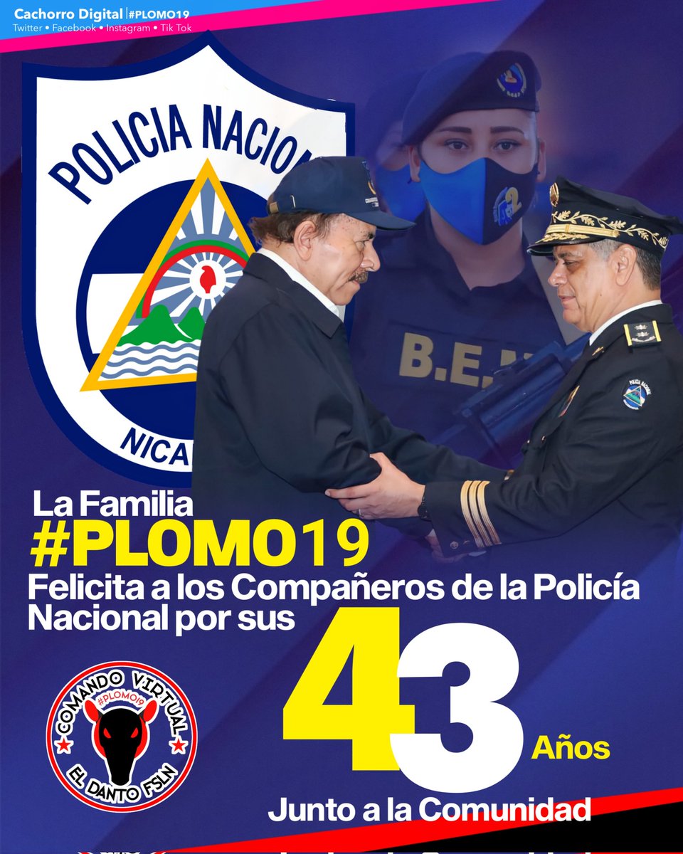 Muchas felicidades Azulitos 🥳🫡
#PLOMO19
#43JuntoALaComunidad