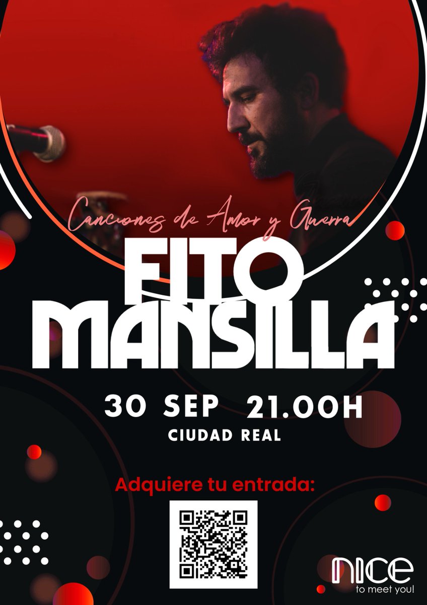 salanicecr's tweet photo. Disfrutar de melodias rotundas, elegantes, intimistas y el mejor pop rock es disfrutar de Fito Mansilla.
Una voz desgarrada y rebosante de vitalidad que te enamora en cada susurro y te eriza la piel en cada palabra.

Ven y disfruta en nuestra sala de la autenticidad hecha canción https://t.co/LcqX6K3NpN