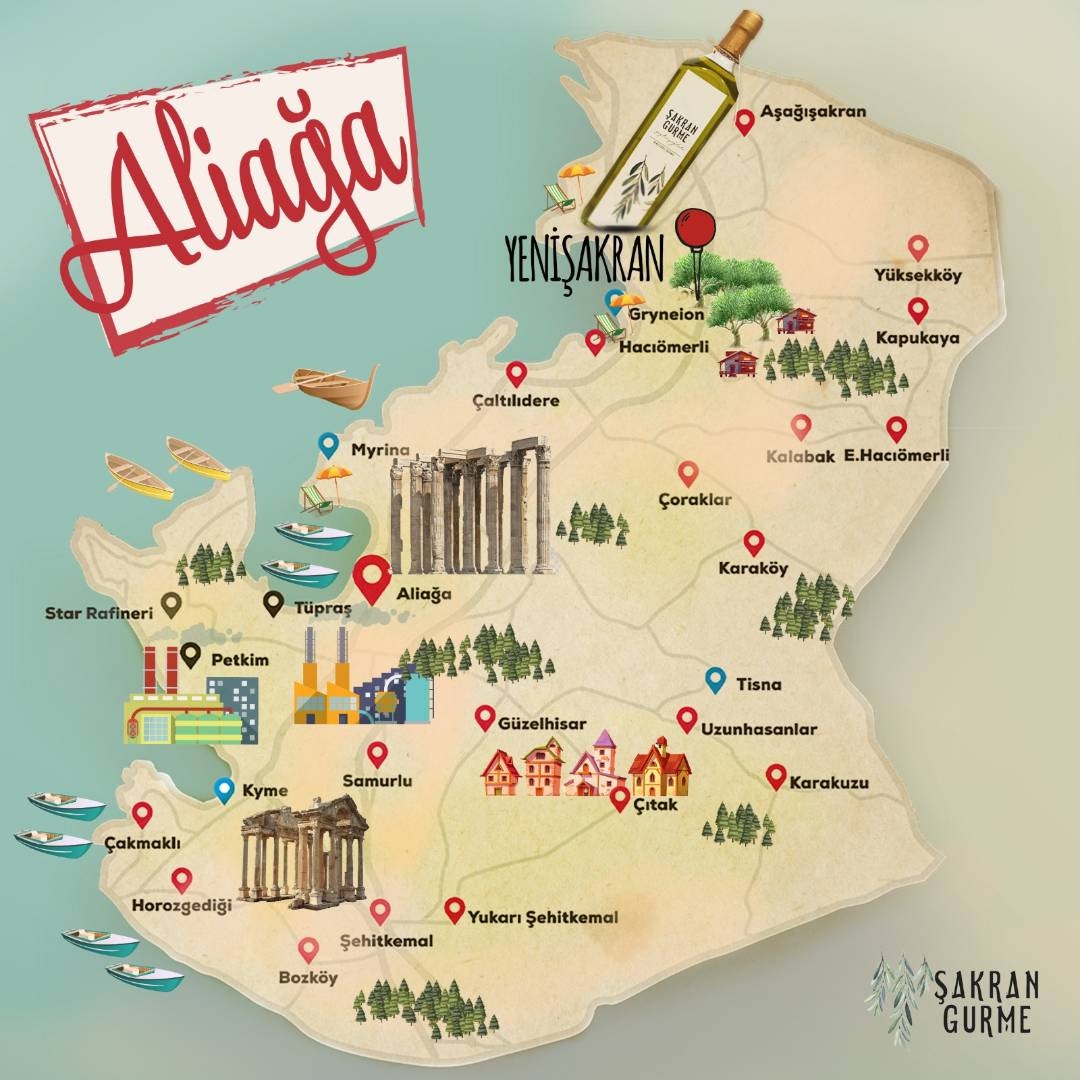 GurmeSakran's tweet photo. Şakran mı nerede ?
İzmir'in Kuzey kıyılarında Aliağa'ya bağlı tatlı kasabalardan bir tanesi. Bölge kendine has poyrazıyla can bulmakta.
Birbirinden güzel koyları ve plajları, maviyle yeşilin buluştuğu doğasıyla Şakran'dan sofralarınıza uzanan lezzetin ismi Şakran Gurme ♥️ https://t.co/wdd0LO15HG