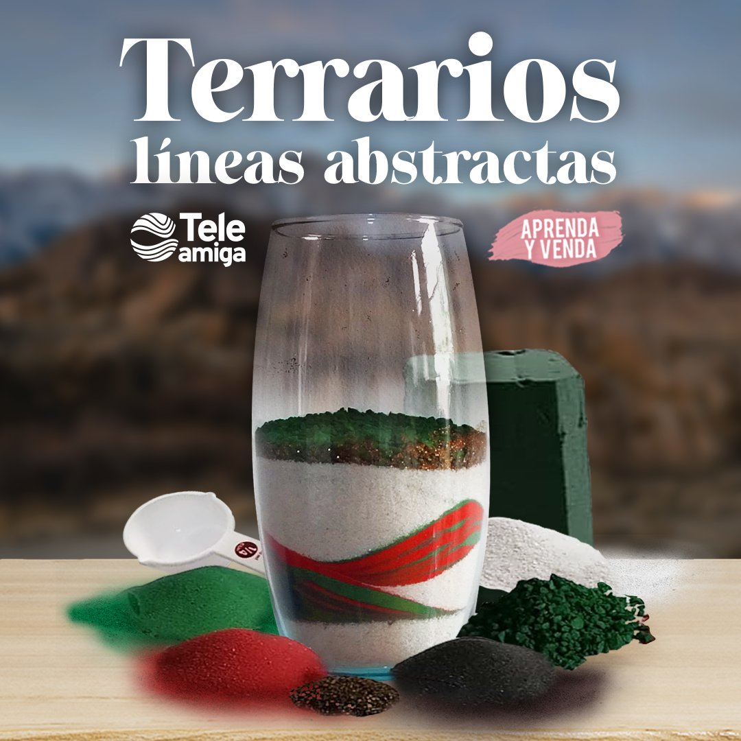 Canalteleamiga's tweet photo. #AprendaYVenda 📍Este proyecto de coloridos terrarios harán la diferencia en tus espacios. Aprenderemos a elaborarlos en nuestro programa de hoy.
3:30 p.m.
Por TeleAmiga
#Manualidades #Deco #Terrarios #Decoración #HechoAMano https://t.co/9LmzVUq60F