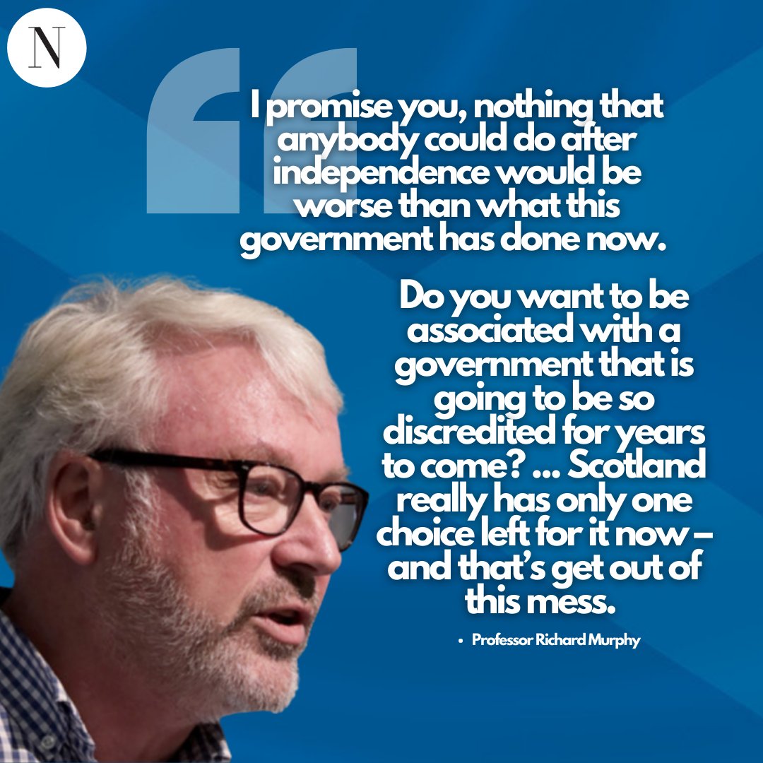 ScotNational's tweet photo. .@RichardJMurphy on the need for independence after the disastrous Tory mini-budget https://t.co/vyj6xOs9MP
