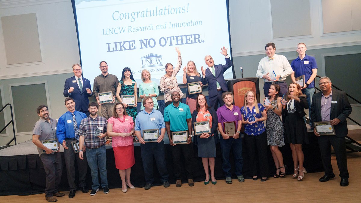 Last week we celebrated the achievements of UNCW’s research leaders. Congratulations to everyone honored at the 15th annual event! Work like theirs helps expand the ideas and innovations at UNCW.