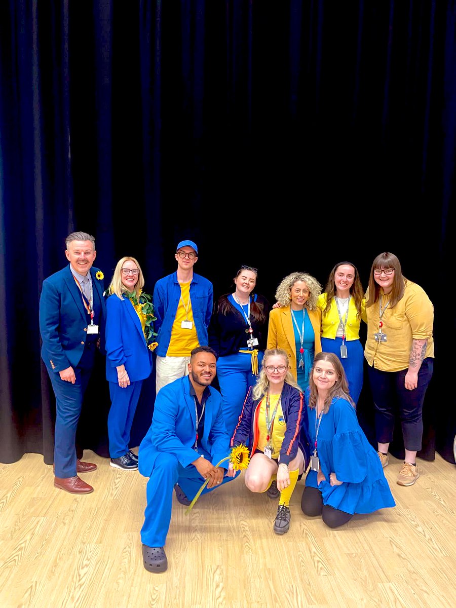 I LOVE my department! So happy to be a part of this school. We were given Ukraine for European Day of Languages…you’re missing my flag but other than that we look fab! 🇺🇦