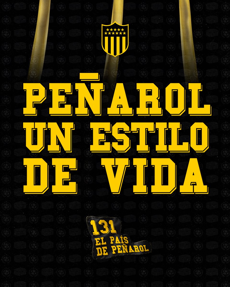 OficialCAP's tweet photo. Pᴇɴ̃ᴀʀᴏʟ: ᴜɴ ᴇsᴛɪʟᴏ ᴅᴇ ᴠɪᴅᴀ.

#131AñosDeGloria
#ElPaísDePeñarol https://t.co/Ok2HmCHIFr