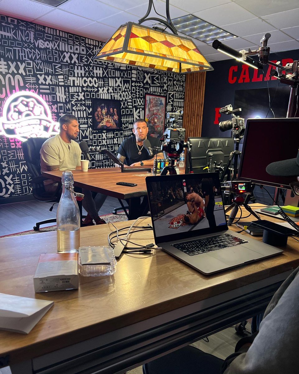 HarrisonJRogers's tweet photo. Conversed with the Legends today @BrendanSchaub and @thefrankmir
From #MMA to politics, and #business to #religion, we covered quite a bit in this episode.
Subscribe to see when the episode goes live 🔥
https://t.co/PCelEHH0QV
#MMA #thicccboy #AmericanMadeMMa #freedomfightnight https://t.co/h5HolAcDSf