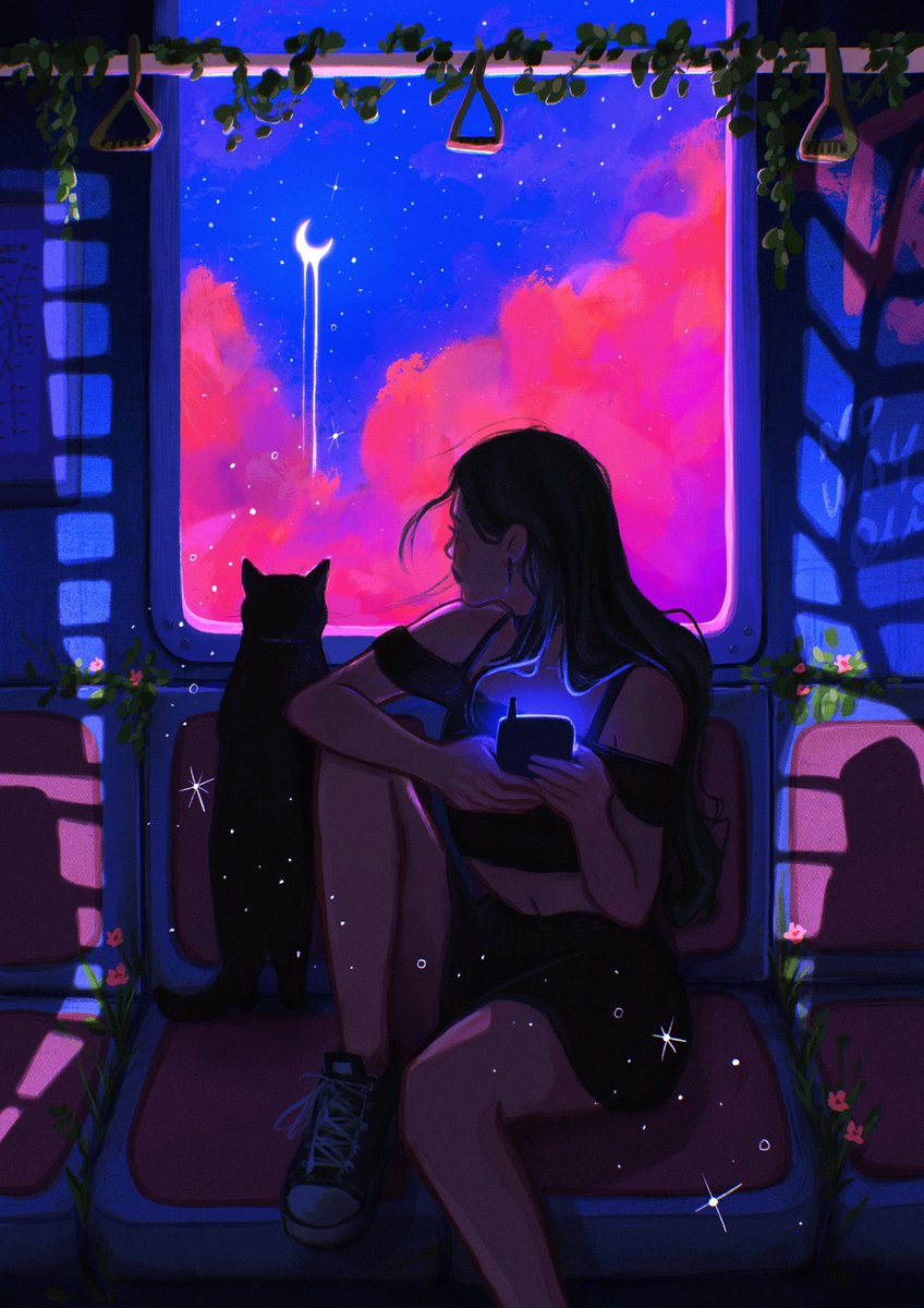 i’m so happy that ‘one day’ has got a new home in the collection of wonderful <a href="/bad2thebean/">felix (sproto arc)</a> 🥰🫂 thank you very much!! appreciate your support to the moon and back! 🐾🤍 glad that this piece has found a place in your heart 🙏