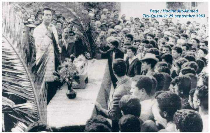 bouider_hmimi's tweet photo. Un certain 29 septembre 1963, la proclamation du front des forces socialistes algérien. FFS
combat continu. https://t.co/vwXZydgjei