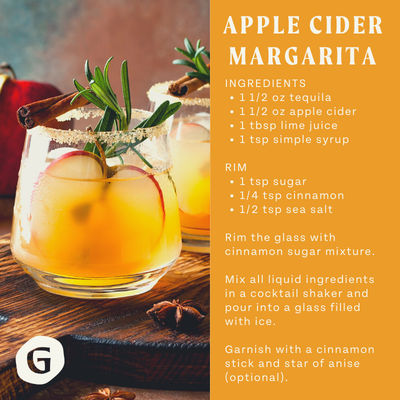 With the weather turning cooler, it's time to break out the #fallcocktails 🍂🍹