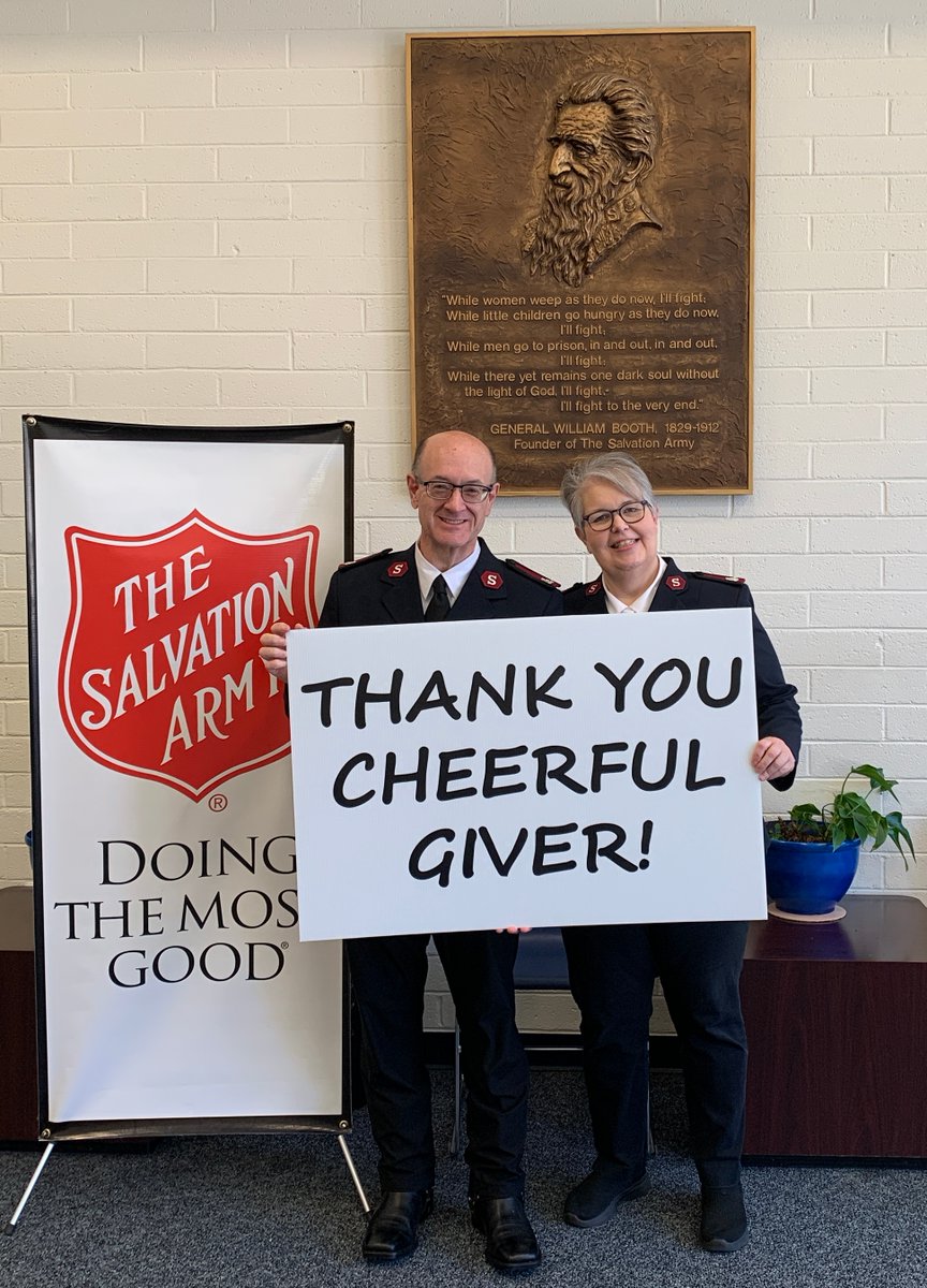 The Salvation Army of the Midlands is pleased to announce that it is a recipient of a gift from the Cheerful Giver Fund of <a href="/CCCFtweets/">Central Carolina Community Foundation</a>.
THANK YOU, Cheerful Giver, for the generous gift and support that will help The Salvation Army continue its mission in the Midlands!