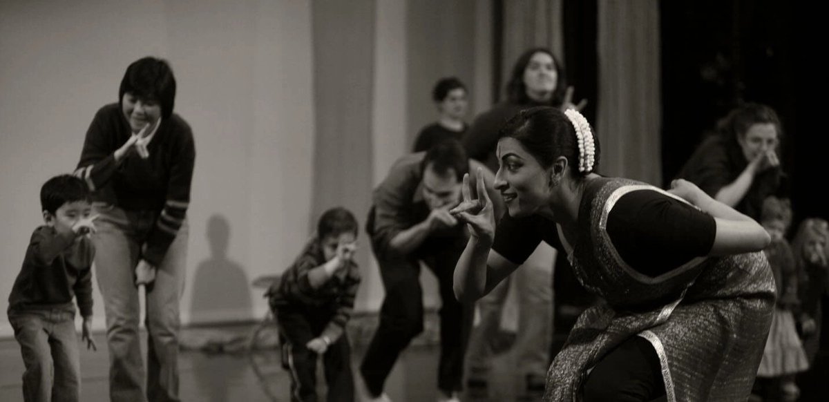 natyadance's tweet photo. New to Bharatanatyam? Sunday's 3pm matinee is a perfect introduction for children and adults alike. Featuring interactive stories and dancing, this 1-hr event will be fun for the whole family! Get your tickets today! https://t.co/a9dpn6SY0D https://t.co/SLUwXfjphn