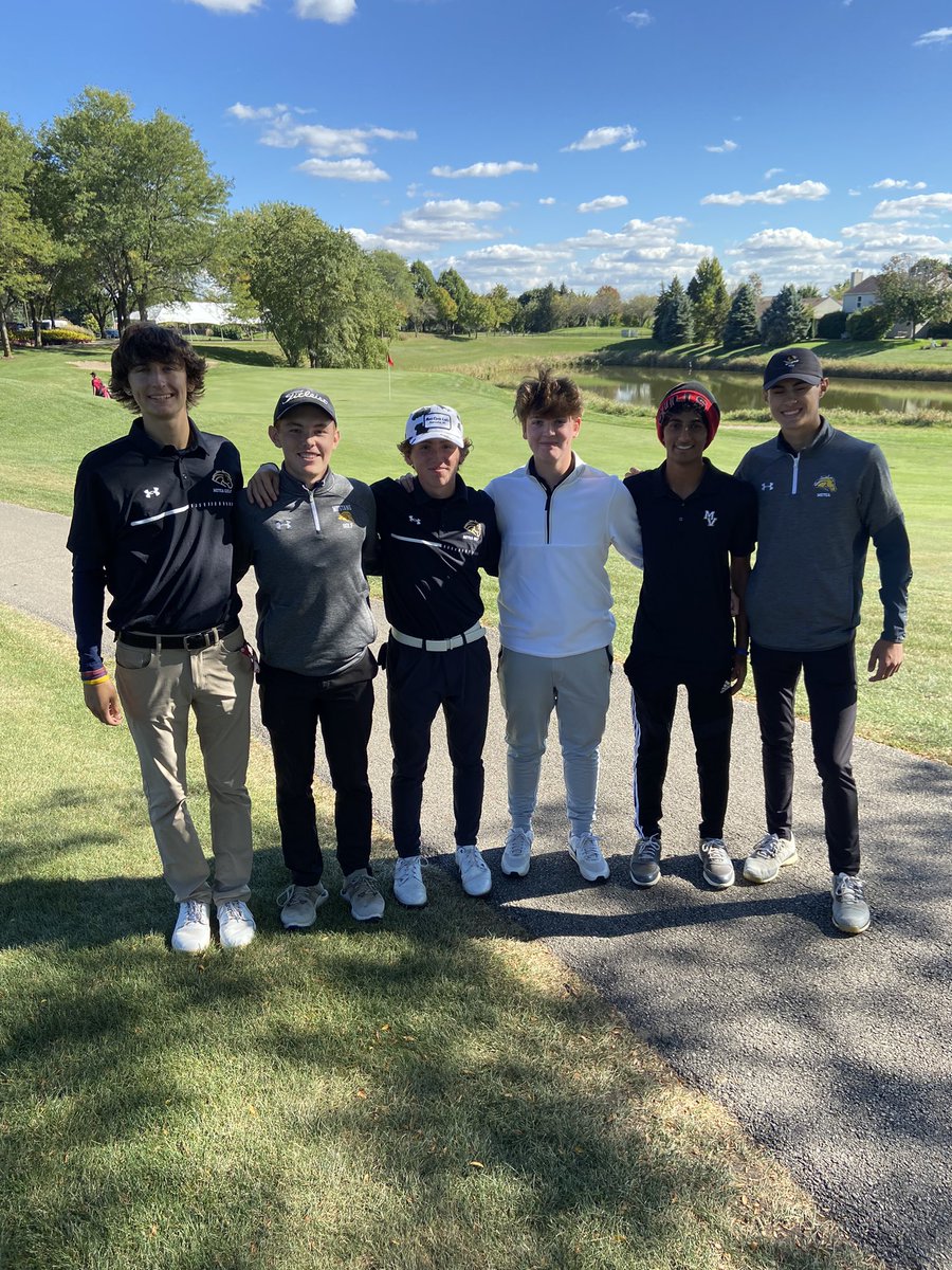 The Mustangs shoot a 309 to finish 2nd at Regionals and will be advancing to Sectionals! <a href="/kylepbucher/">Kyle Bucher</a> <a href="/pmcgrath0314/">Patrick McGrath</a> <a href="/_n1ckschroeder_/">Nick Schroeder</a> and <a href="/Patrick10907876/">Patrick Davis</a> were the scorers today. Great job boys! Go Go Mustangs! <a href="/MeteaBoosters/">Metea Boosters</a> <a href="/MeteaAthletics/">Metea Athletics</a>