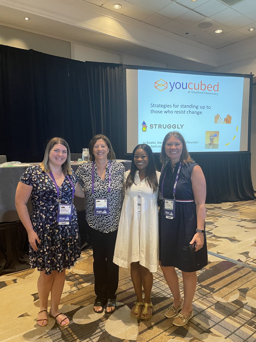 CarlWmSeward's tweet image. Members of the @APSMath met up with @joboaler today @MathEdLeaders 54th Annual Conference!  We have read her seminal works, and now we get to meet her in person!!!  #BoldLeadership #NCSM22