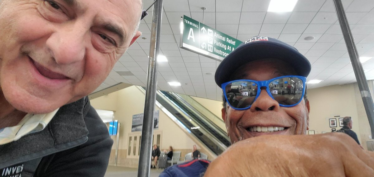 That was a treat. Got to chat for a bit with baseball Hall of Famer Rod Carew!