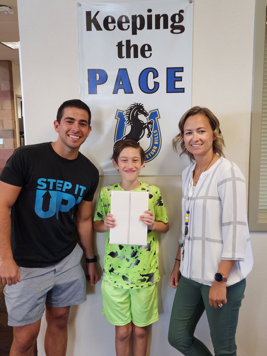Stetson Hills School (@stallions_sh) on Twitter photo Big winner today for our Step It Up Fundraiser! Jake won an iPad in today's drawing! <a href="/DVUSD/">Deer Valley Unified School District</a> <a href="/azmedlock/">Shana Medlock</a> <a href="/AdminLeadServe/">Administrative Leadership & Services</a> Big winner today for our Step It Up Fundraiser! Jake won an iPad in today's drawing! <a href="/DVUSD/">Deer Valley Unified School District</a> <a href="/azmedlock/">Shana Medlock</a> <a href="/AdminLeadServe/">Administrative Leadership & Services</a>