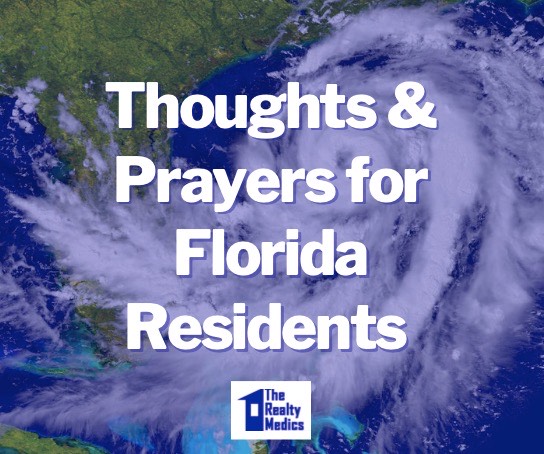 therealtymedics's tweet photo. Our thoughts and prayers are with all residents of Florida as Hurricane Ian makes landfall. 

For information &amp; support, please visit: 
https://t.co/6SwuTVsVJI

#hurricaneian #hurricanesupport https://t.co/ZGdco86cxS