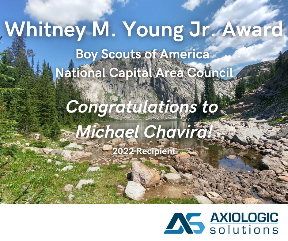 Excited that Mike Chavira has been selected to receive prestigious Whitney M. Young Jr. Award from the <a href="/NCACBSA/">#myNCAC</a> for 2022! Join us on Oct. 19 to celebrate &amp; raise funds for important #Scouting programs serving kids in our region. Tickets @ ow.ly/sVX850KWjK9 #myNCAC #GovCon