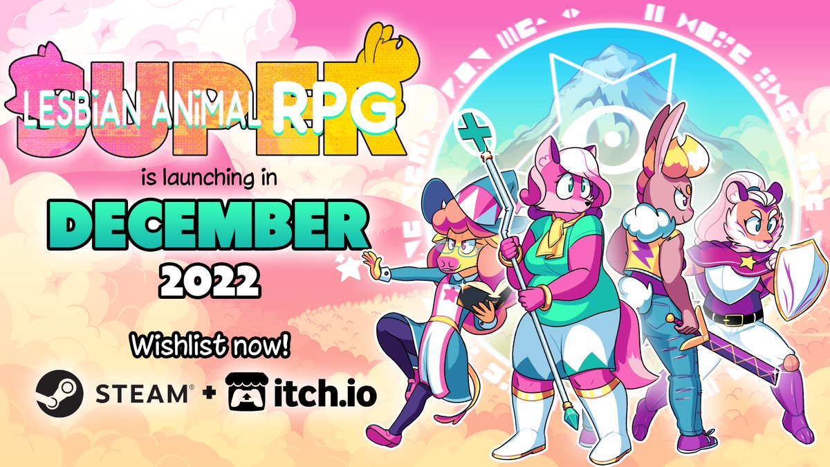 Super Lesbian Animal RPG on Twitter "It's official! SLARPG is coming