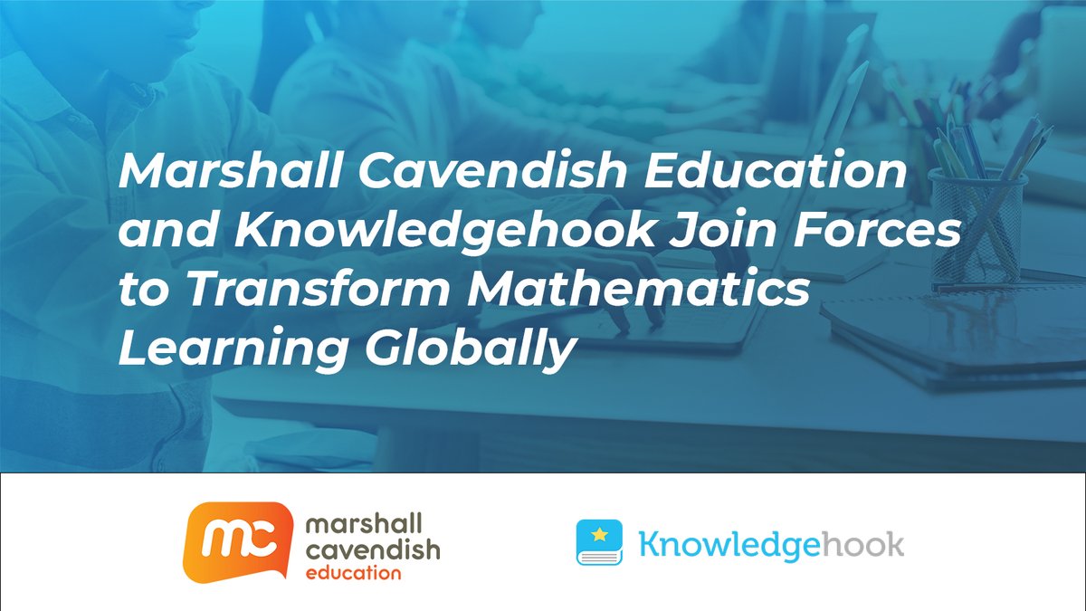 knowledgehook's tweet photo. 📣​​We’re excited to announce our partnership with Marshall Cavendish Education, the global leader in mathematics educational content.📣

To read more about our partnership, read the full release here: https://t.co/wUqdlsLqt2

#Knowledgehook #MCEducation #edtech #elearning #math https://t.co/oAnmJPLxmU