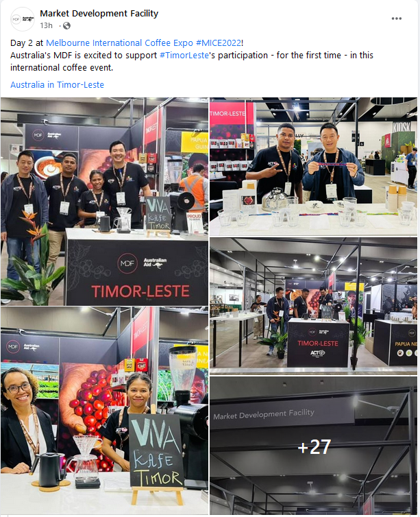 If anyone is in Melbourne please go check out the Melbourne International Coffee Expo (MICE). See specialty coffee makers from PNG, Timor-Leste and Sri Lanka.