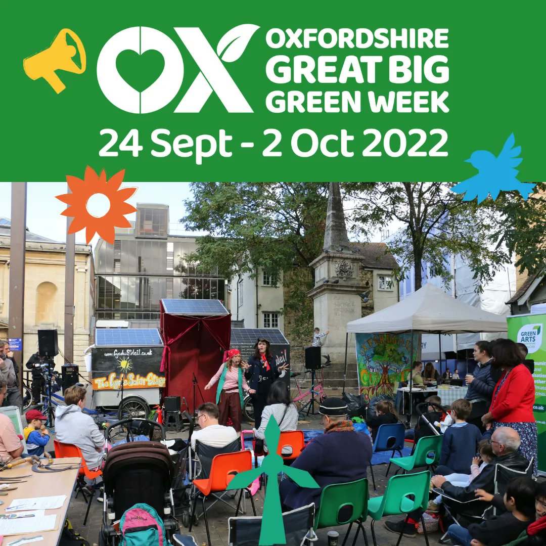 greenartsox's tweet photo. Oxfordshire Great Big Green Week is all about community action and protecting nature, and the power of our community was easy to see last weekend, as GBGW events popped up all over Oxfordshire.
Explore what's on near you...
https://t.co/RESkV1FVmw
#GreenWeekOxon https://t.co/QSHnaFDV3x