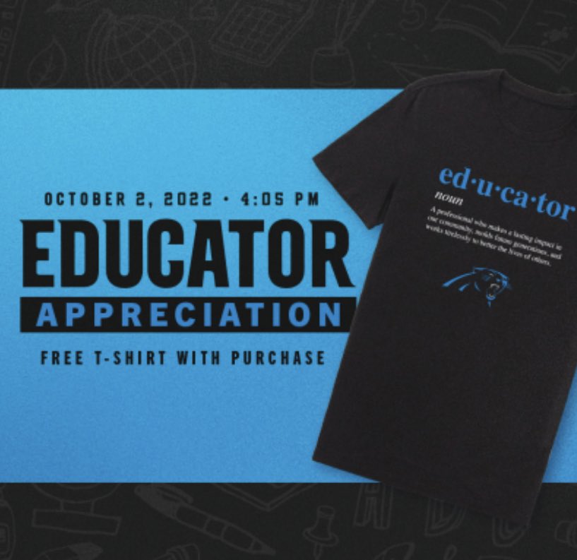 DMQUALLS's tweet photo. By far one of my favorite #Caller10 giveaways to date! EXCITED for these EXTRAordinary @MonaviewES educators that are heading to see the Carolina @Panthers Sunday for #EducatorAppreciation Day! 🏈
#MonaviewOnTheMap #MonaviewMoments #CarolinaPanthers #NFL #TeacherAppreciation365 https://t.co/mKLSa3xTWi
