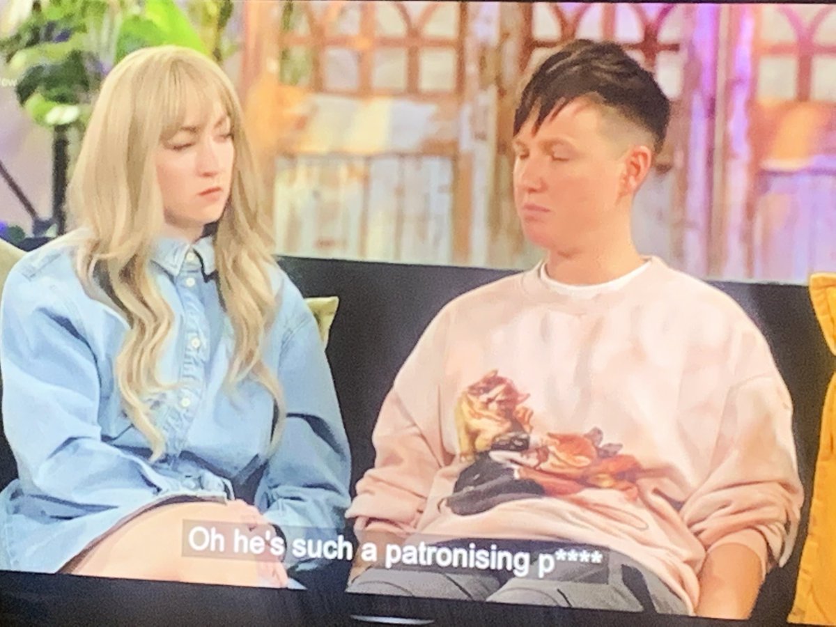 Zoe says what we all think about Matt. He is a patronising prick. #MAFSUK