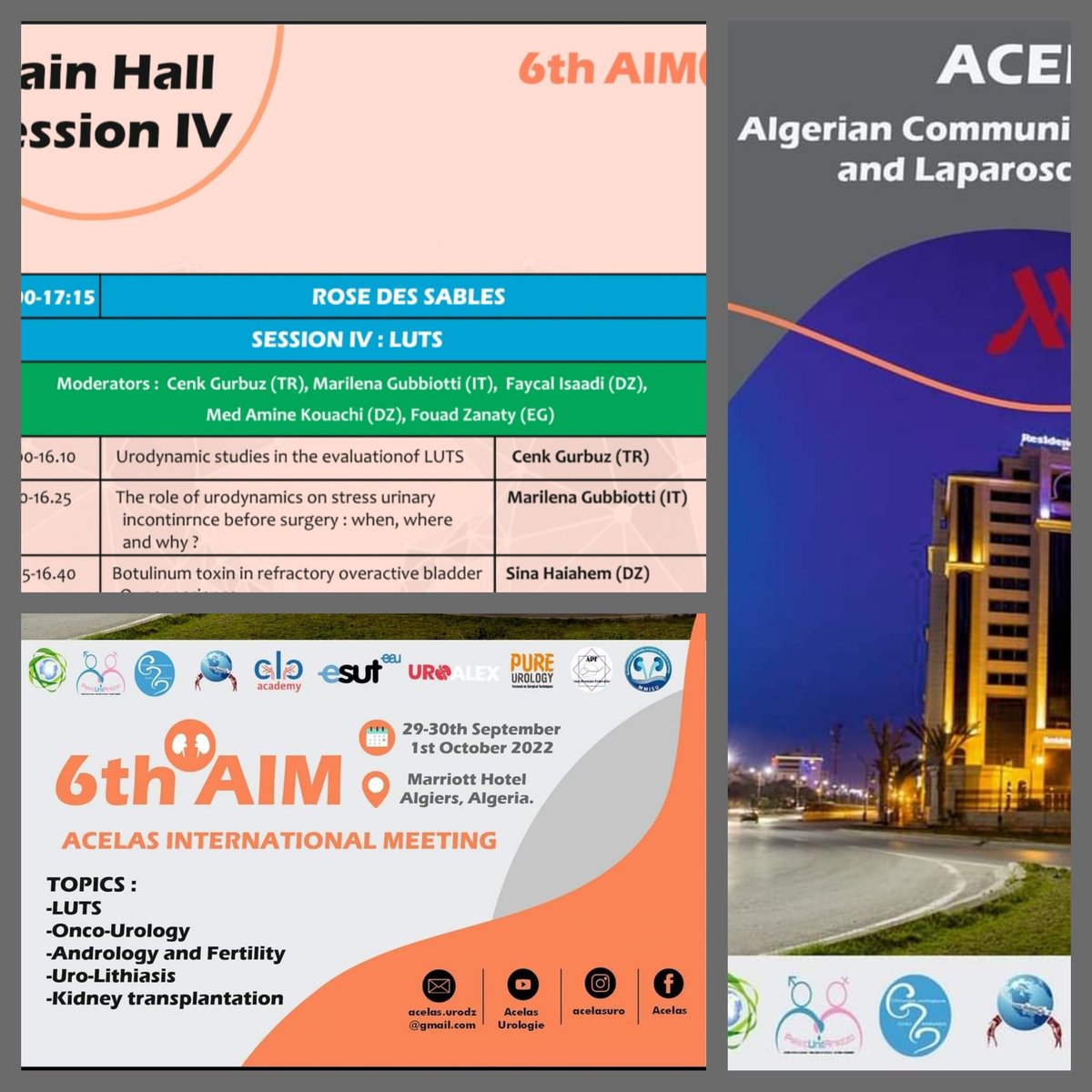 Marilena_Gub's tweet photo. 🚨 Delighted to partecipate to the excellent #ACELAS meeting 🇩🇿 with a talk on #urodynamics before #urinaryincontinence #surgery 😷
@KrimoBoulatrous #AIM #acelasinternationalmeeting #pelvicunitarezzo https://t.co/2J7VTVD5p0