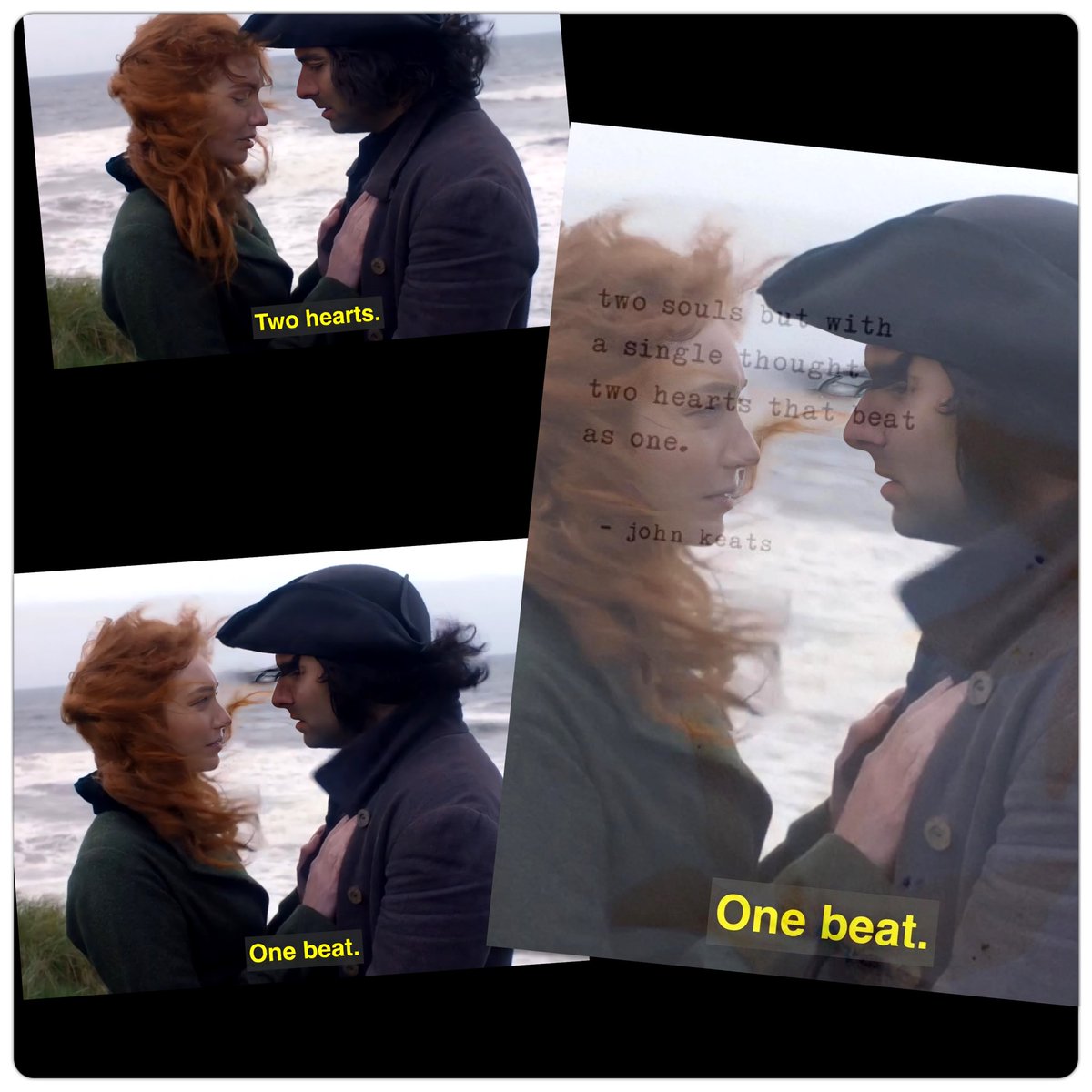 carol30449's tweet photo. Goodnight all #Poldark #WonderfulTogetherWednesday..#RossandDemelza..it’s hard to say goodbye but he promises to return..#butwhen 🤔 #AidanTurner #EleanorTomlinson…#AidanCrew ❤️ https://t.co/mvldHDaG0B