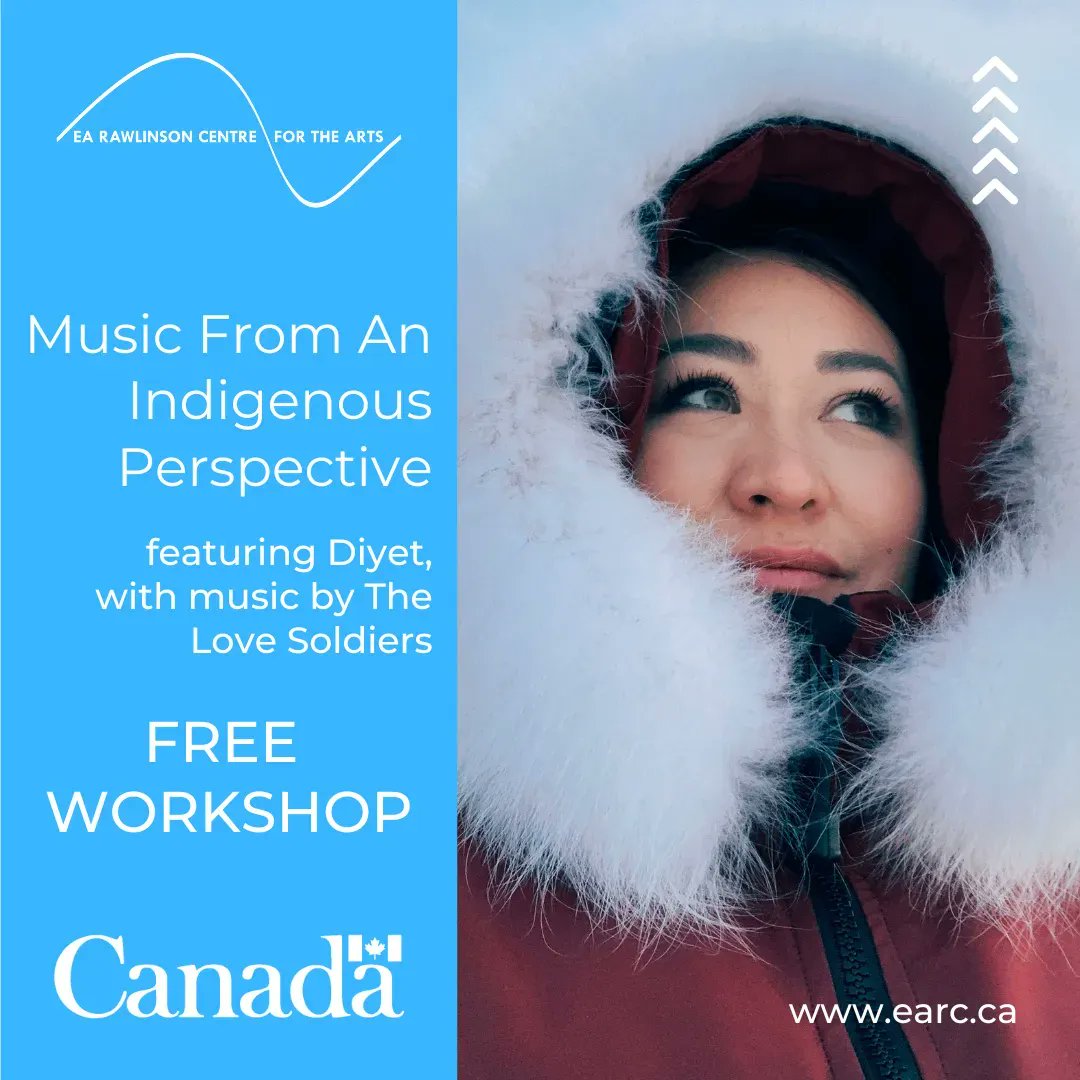 We are so pleased to be partnering with Diyet &amp; The Love Soldiers to present this amazing #free workshop opportunity! "Music From An Indigenous Perspective" will take place tomorrow! Featuring <a href="/diyetmusic/">Diyet Music</a> with music by The Love Soldiers. Register at buff.ly/3SkYDe7!