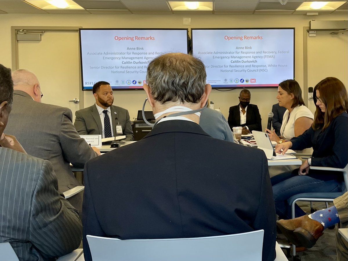 Last week, I joined a recovery support function leadership group meeting at @fema led by the @WhiteHouse's National Security Council. I am confident that together, we can achieve @Potus' goal to develop a unified whole-of-government response to natural disasters.