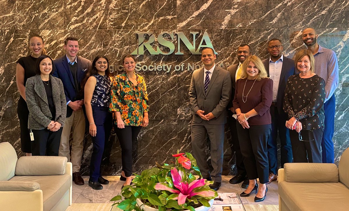 EJFloresMD's tweet photo. Thankful for the opportunity to join @AnandKNarayan @AshleyEProsper @farouk_dako @LBSrad @karenagalvin @harlanbharvey @tinachatterje3 @docJAScott Stephen Waite, Peter Abraham, Sena Leach, Valerie Ward &amp; others @RSNA HQ for the #healthequity committee mtg. Stay tuned! https://t.co/CevsNjcc00
