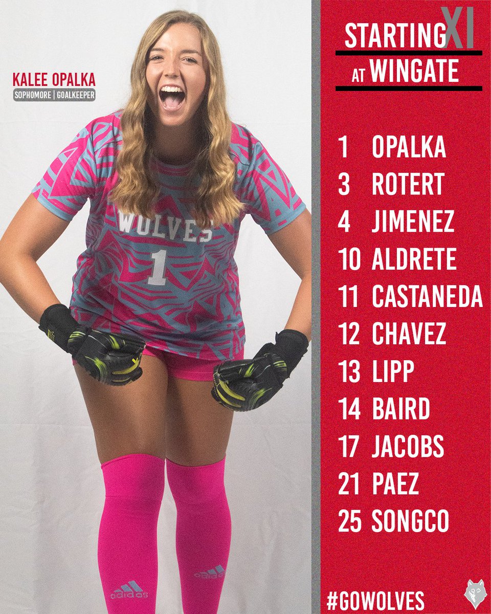 NewberrySports's tweet photo. WSOC | Here's how the Wolves are taking the field for tonight's game against Wingate! https://t.co/uQdY6NybTO