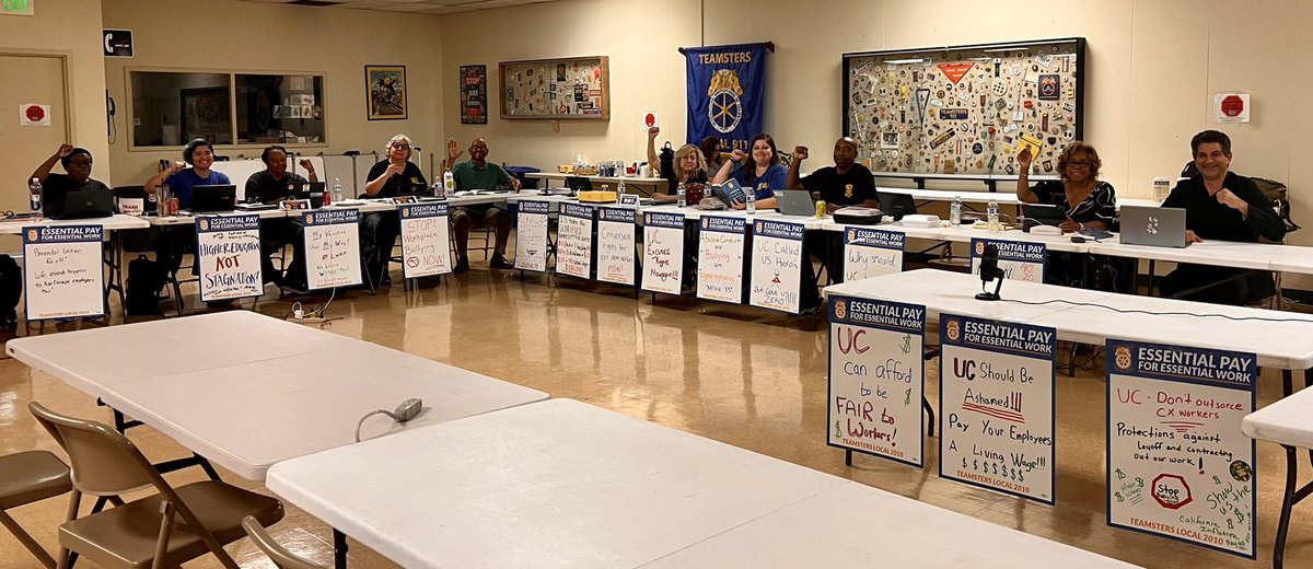 Yes. Teamsters Local 2010 is in bargaining right now to win fair raises and rights for 12,500 Teamster “Peggy’s” whose hard work makes University of California work!