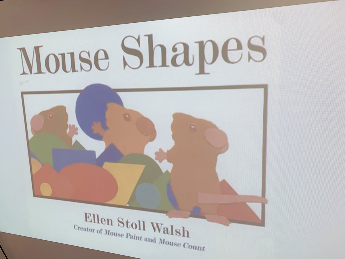 Exploring colours and shapes in SK. Today we used the sweetest story Mouse Shapes as inspiration when creating wonderful art pieces using 2D shapes. ♥️ #crosscurricular #math #literacy #art #kindergarten