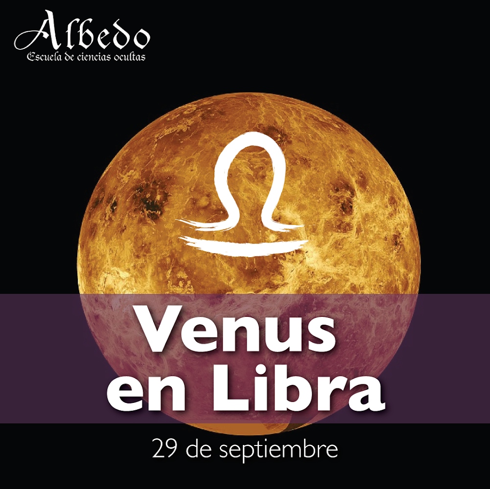 AlbedoEscuela's tweet photo. Este 29 de septiembre Venus se posiciona en Libra. El planeta del amor unirá fuerzas con el signo del equilibrio. Es un tránsito poderoso debido a que Venus es el planeta regente de Libra por lo que ambos amplificarán sus energías. https://t.co/s2zEWhKZX1