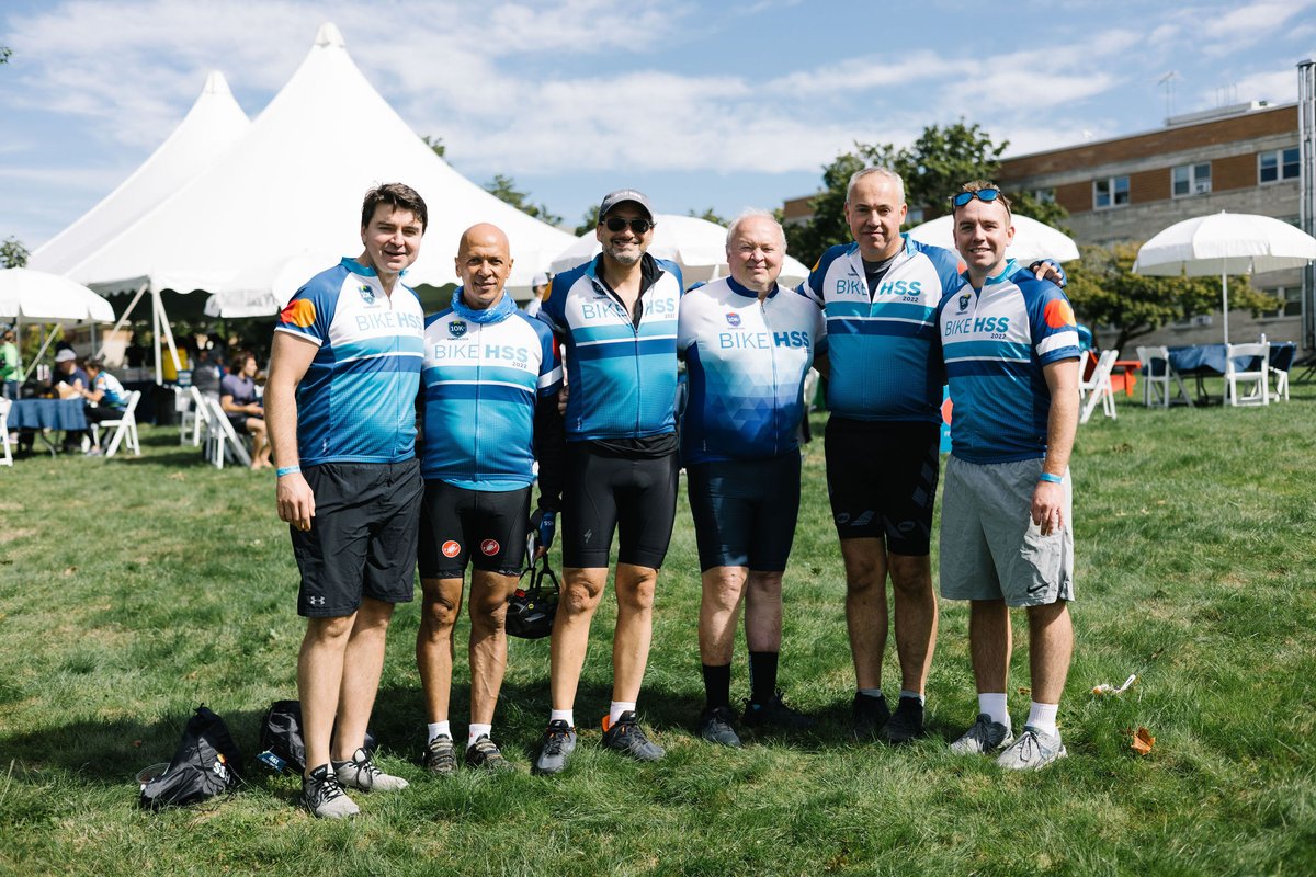 The third #BIKEHSS took place last weekend at @Mville_College bringing together physicians, staff, patients, professional athletes, and members of the local community. BIKE HSS is a one-day cycling event around Westchester & Fairfield counties consisting of 62 & 25 mile rides.
