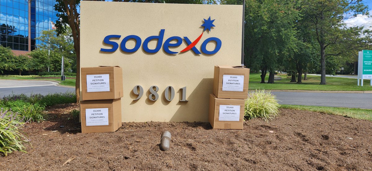 .<a href="/SodexoUSA/">Sodexo USA, Inc.</a> won’t listen to the suffering animals in its supply chain, so over 32K people are speaking up for them. Sodexo leaders, stop the abuse now! <a href="/sophiebellon/">Sophie Bellon</a> <a href="/belen_mp/">Belen Moscoso del Prado</a> <a href="/anne_bardot/">Anne Bardot</a> <a href="/nbellonszabo/">Nathalie BellonSzabo</a> <a href="/brunovh68/">Bruno Vanhaelst</a> #SwindledBySodexo