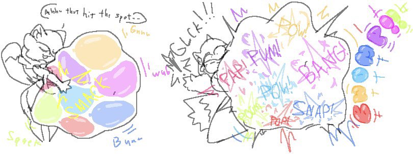 gardieneko's tweet photo. Backburner thought I had for a while involving funny latex bubbles “BURSTING” of flavor ~ (along with peculiar side effects after consumption ,,,)

Ediballoons!!! https://t.co/WXqO23eW8c