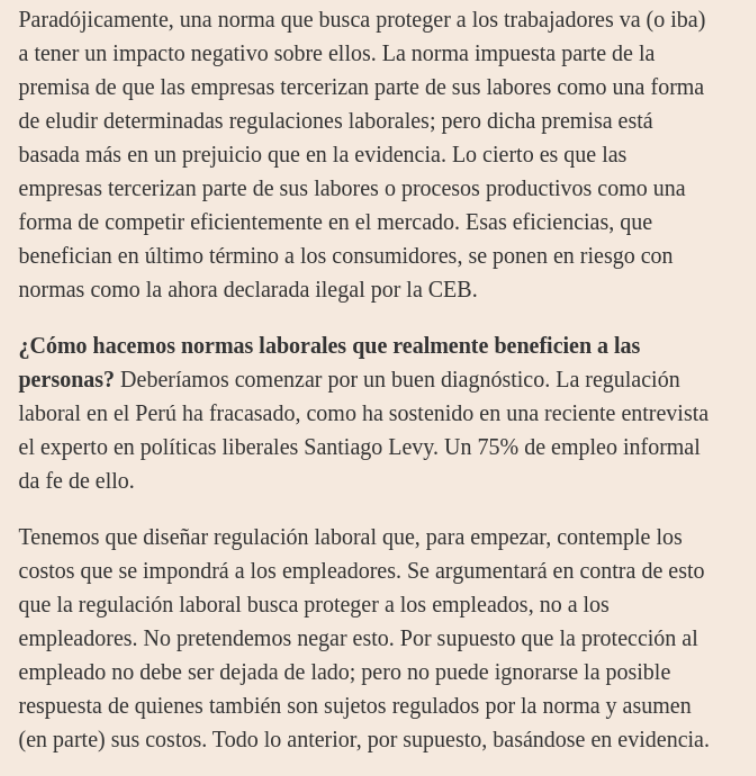 MZunigaP's tweet photo. #Regulación #BarrerasBurocráticas

Hoy estamos con @br1mejia en @Gestionpe comentando la que creemos es una buena decisión de la Comisión de Eliminación de Barreras Burocráticas de @IndecopiOficial, en forma y fondo. 

Link: https://t.co/U7aBsv6y33 https://t.co/dfWCkdtwMk