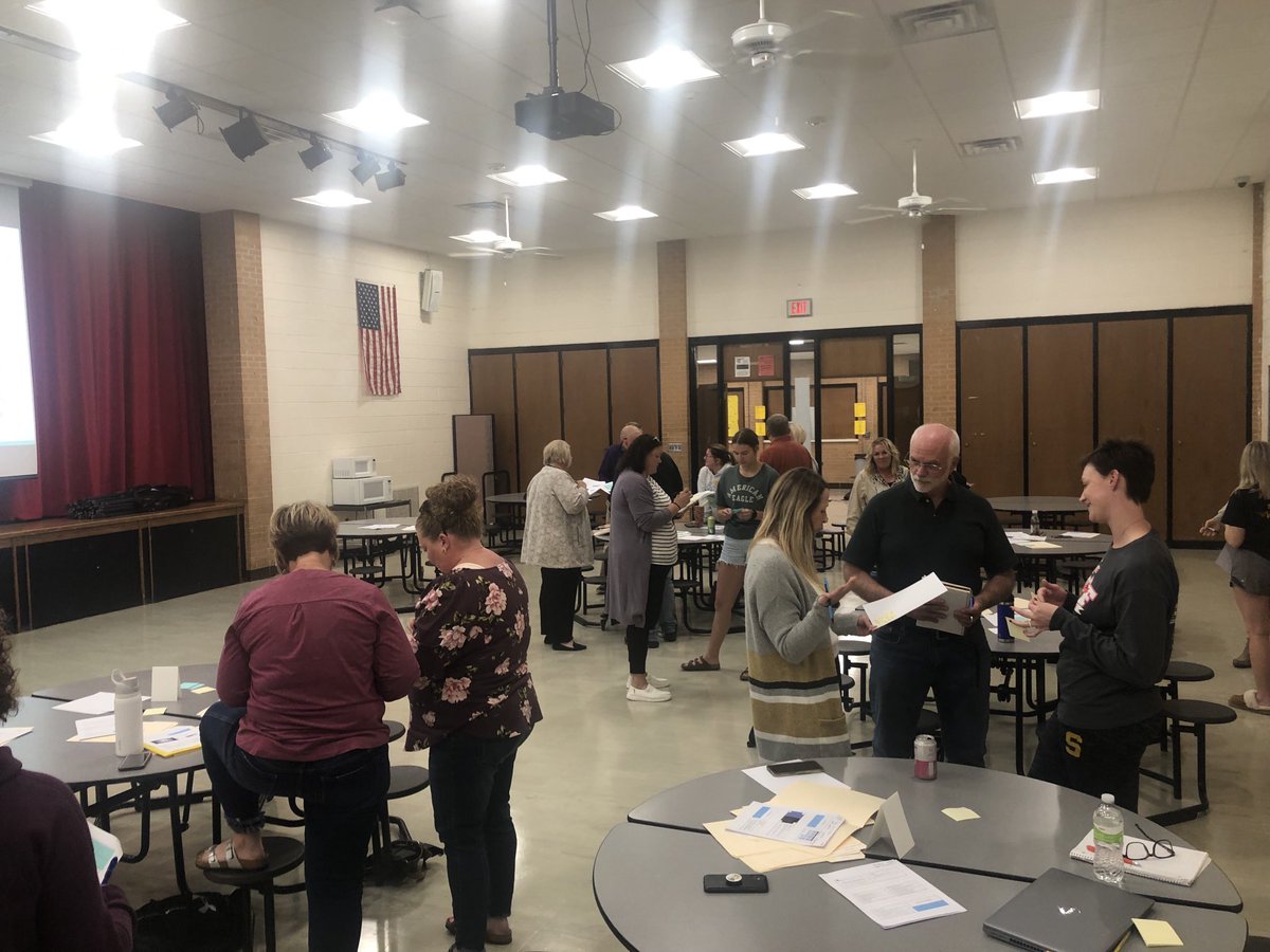 ajs_stewart's tweet photo. @SigourneyCSD #PortraitOfAGraduate design team wrestling with the threats and opportunities associated with automation in our workforce. #FutureReady competencies are key to learner success. #IACompEd @TheCenter_Iowa @GPAEA https://t.co/sgWsXBGiga